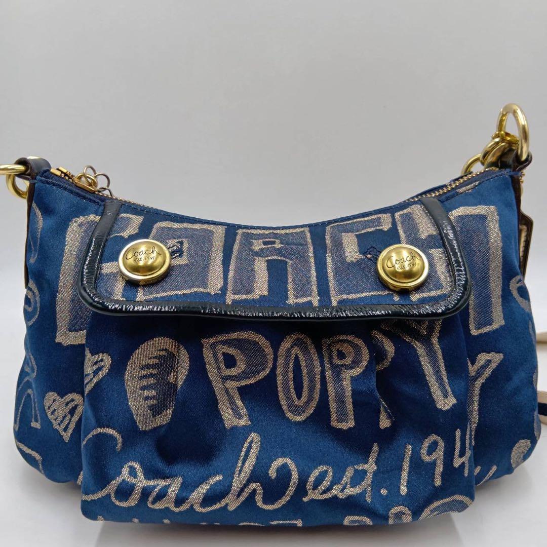 美品✨ COACH POPPY ONE SHOULDER BAG 2way