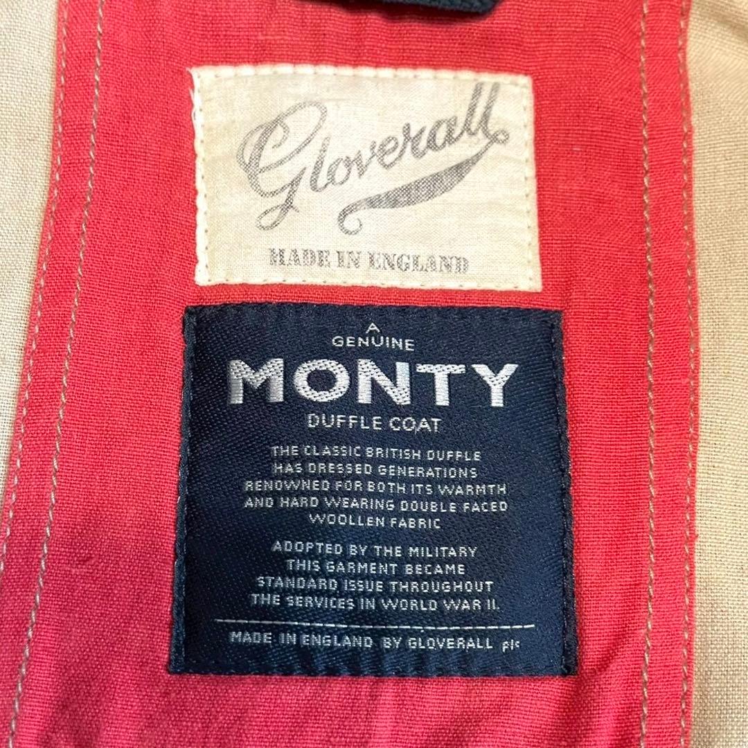 【グローバーオール】モンティ ダッフルコート ユニオンジャック 菅田将暉着用 紺