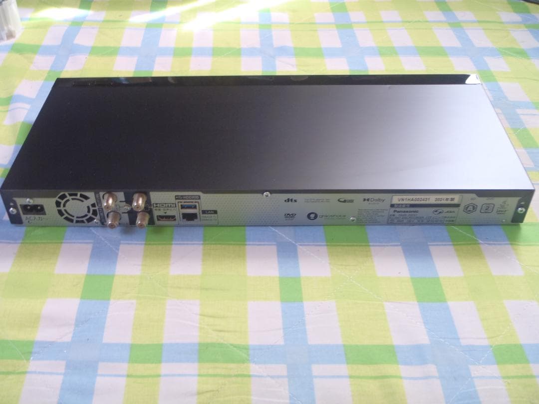 Panasonic　DIGA　ブルーレイレコーダー　DMR-2W51　２０２１年