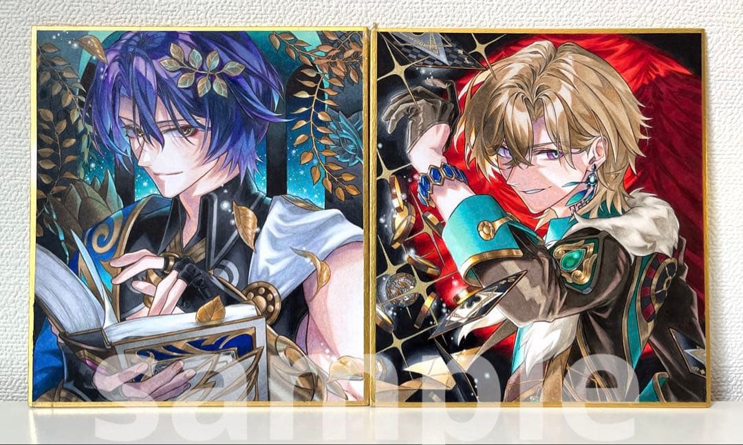 ✴︎ ちまき ✴︎ イラスト　手描き　アナログ　色紙