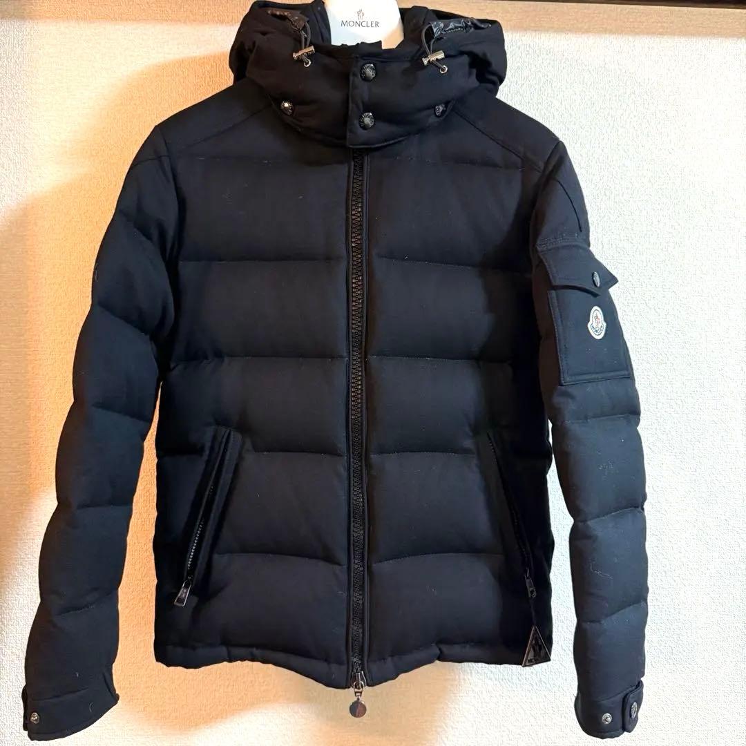 ■モンクレール モンジュネーブル■ブラック 0 ダウンジャケット メンズ