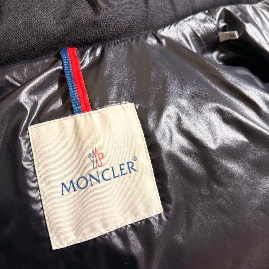 ■モンクレール モンジュネーブル■ブラック 0 ダウンジャケット メンズ