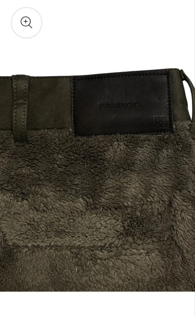 パンツ PARANOID BOA/SUEDE BAGGY SHORTS \"TOMO\"