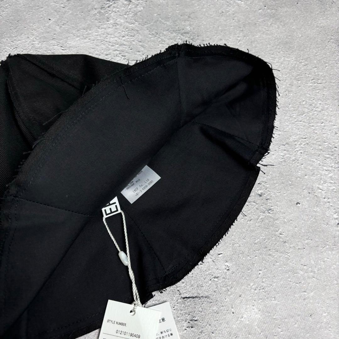 【新品未使用】PERVERZE｜Twill Cut Hat（BLK　日本製