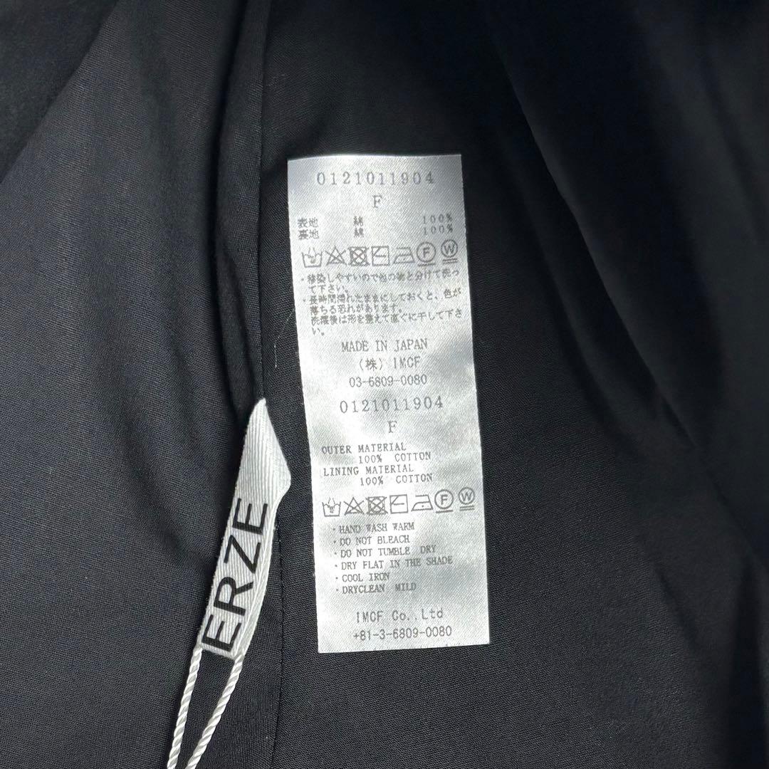 【新品未使用】PERVERZE｜Twill Cut Hat（BLK　日本製