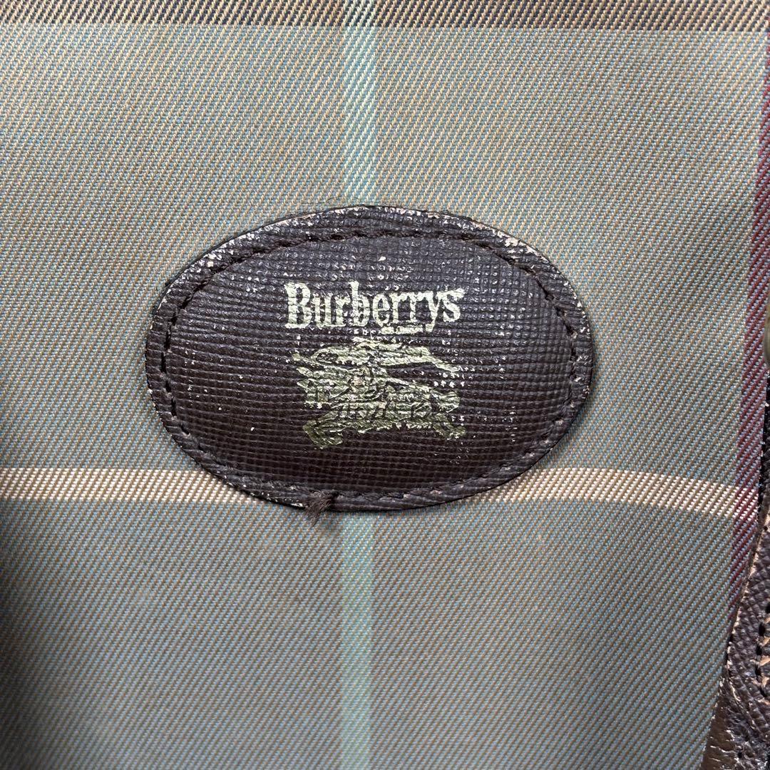 バーバリー Burberry ボストンバッグ ヴィンテージ ノバチェック 玉虫色