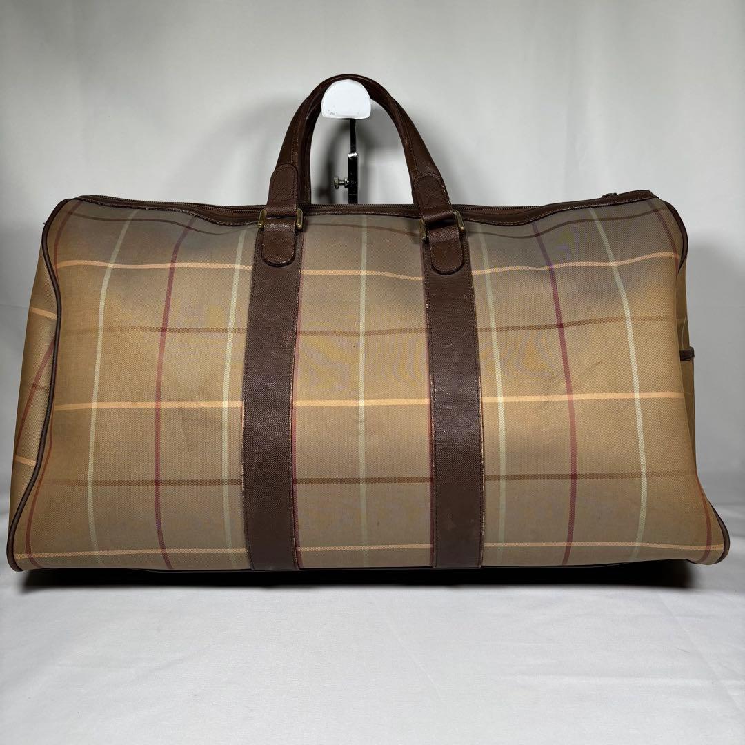 バーバリー Burberry ボストンバッグ ヴィンテージ ノバチェック 玉虫色