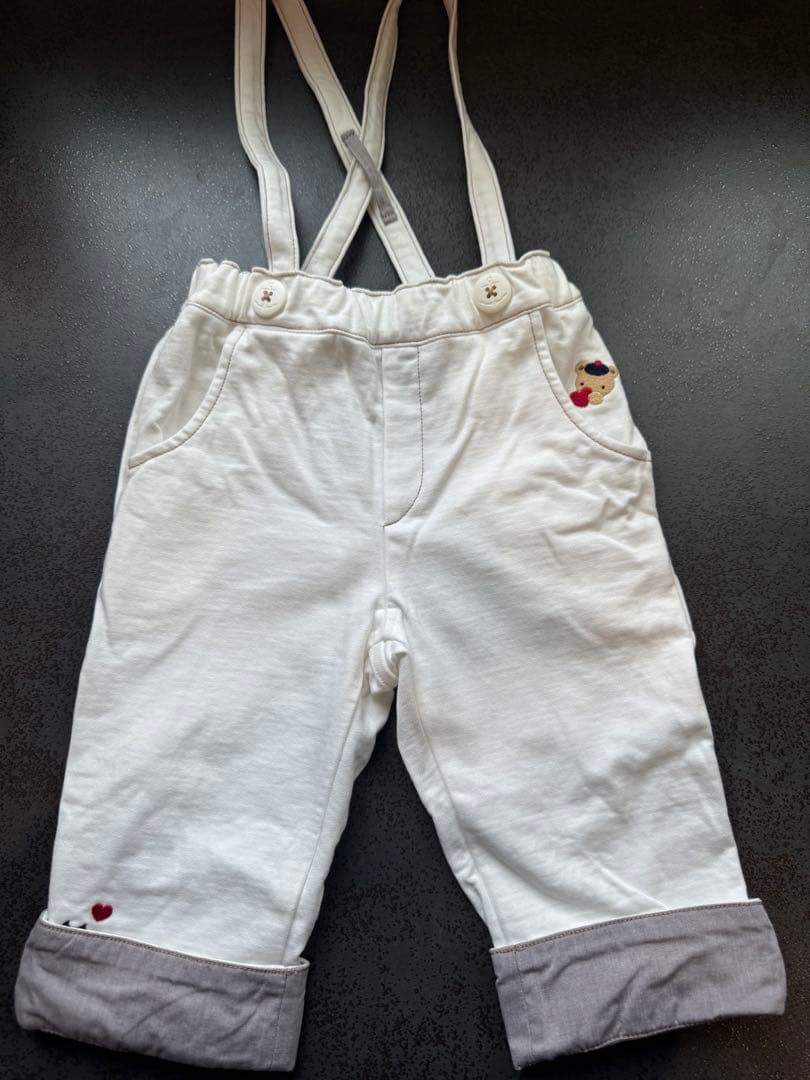 familiar ファミリア サロペット 90 試着のみ