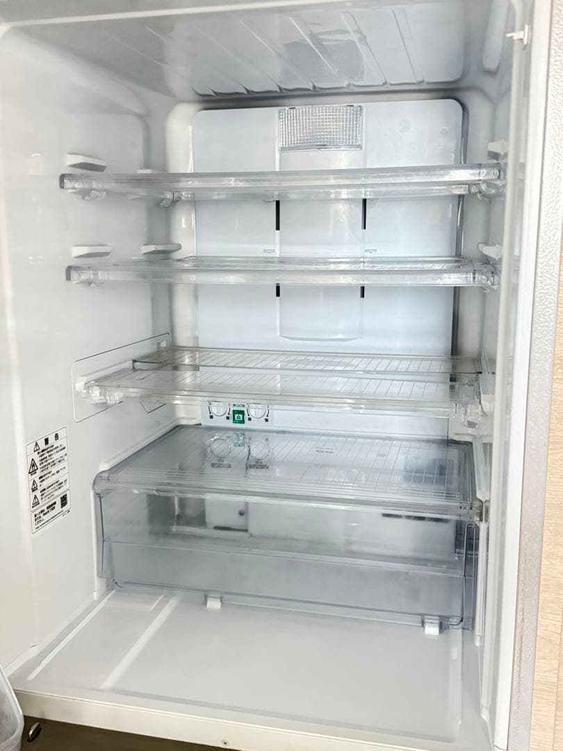 シャープ SHARP 大型冷蔵庫 SJ-W352E-S 350L 自己引取1万円