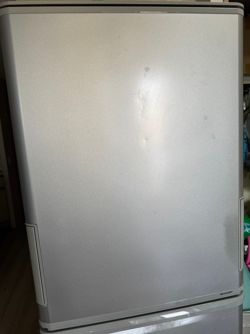 シャープ SHARP 大型冷蔵庫 SJ-W352E-S 350L 自己引取1万円