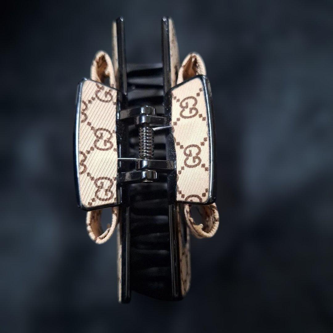 新品❣️激レア GUCCl GGロゴ リボンヘアクリップ ノベルティ グッチ