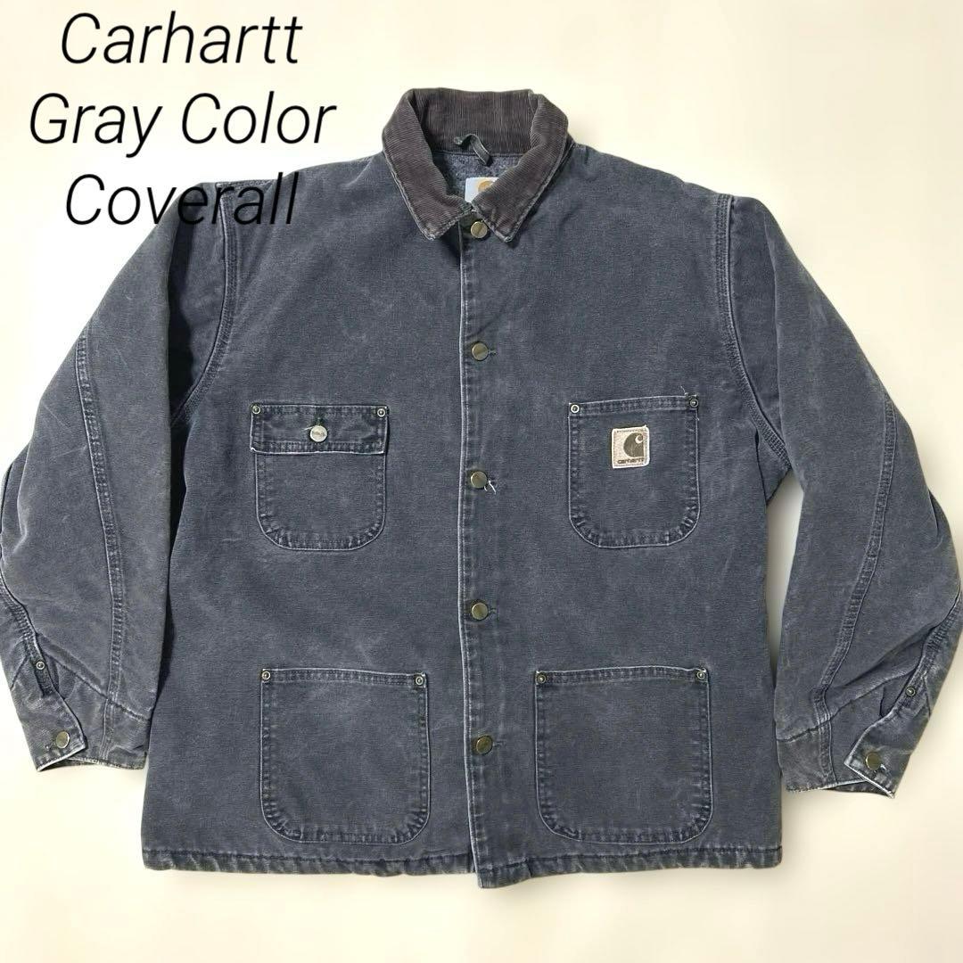 Carhartt ヴィンテージ　カーハート　カバーオール　チョアコート　グレー