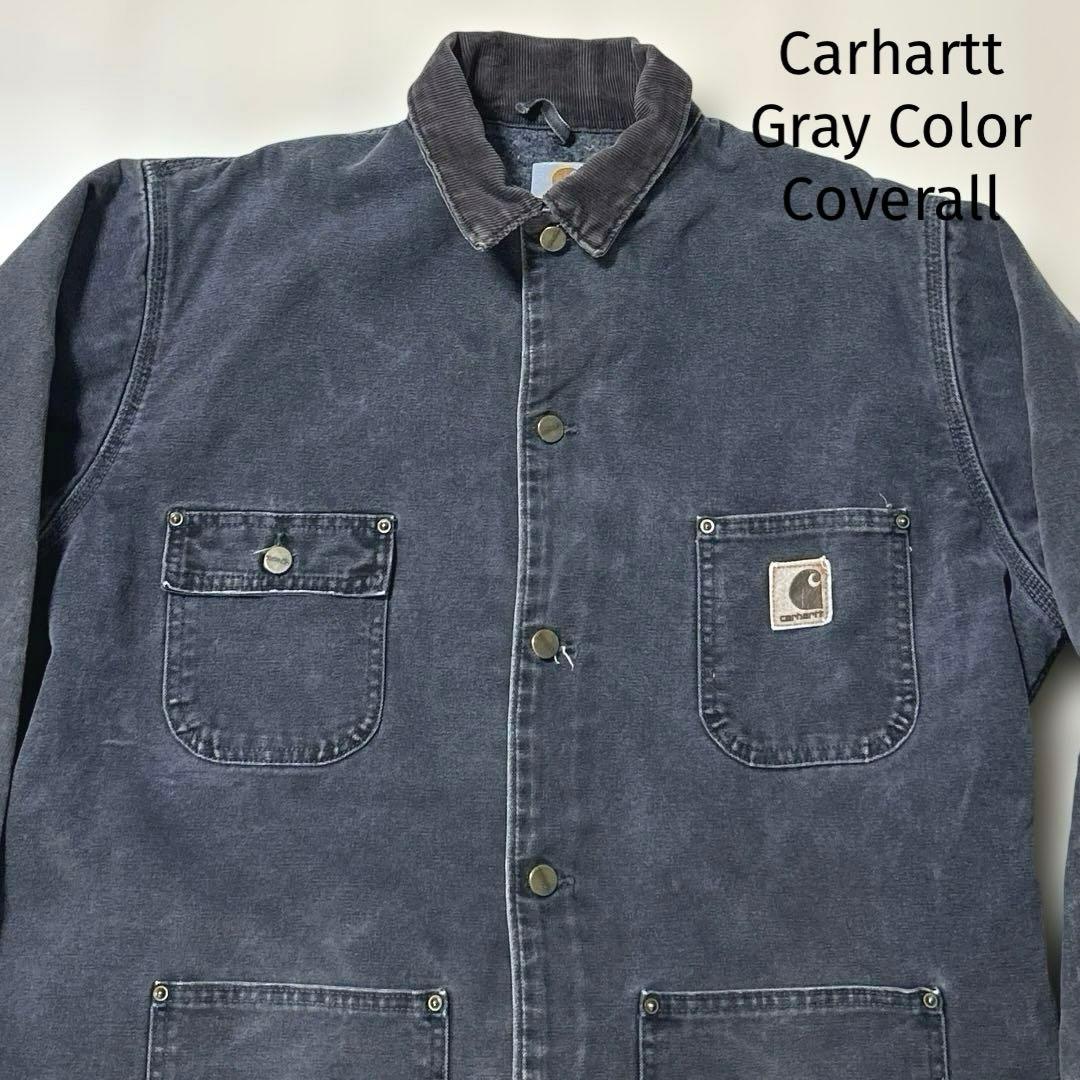 Carhartt ヴィンテージ　カーハート　カバーオール　チョアコート　グレー