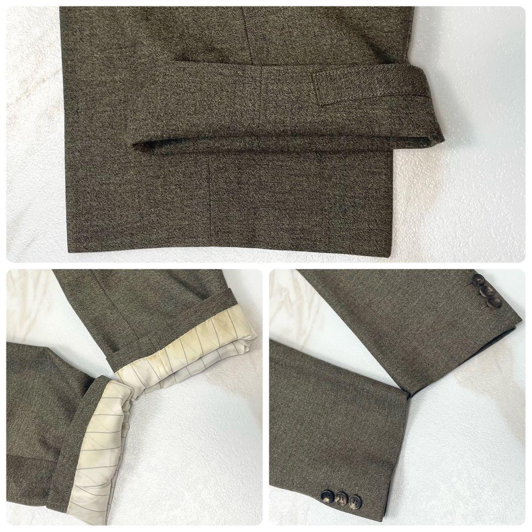 ポールスミス★コレクション ゼニア スーツ セットアップ ウール カーキ 総裏地