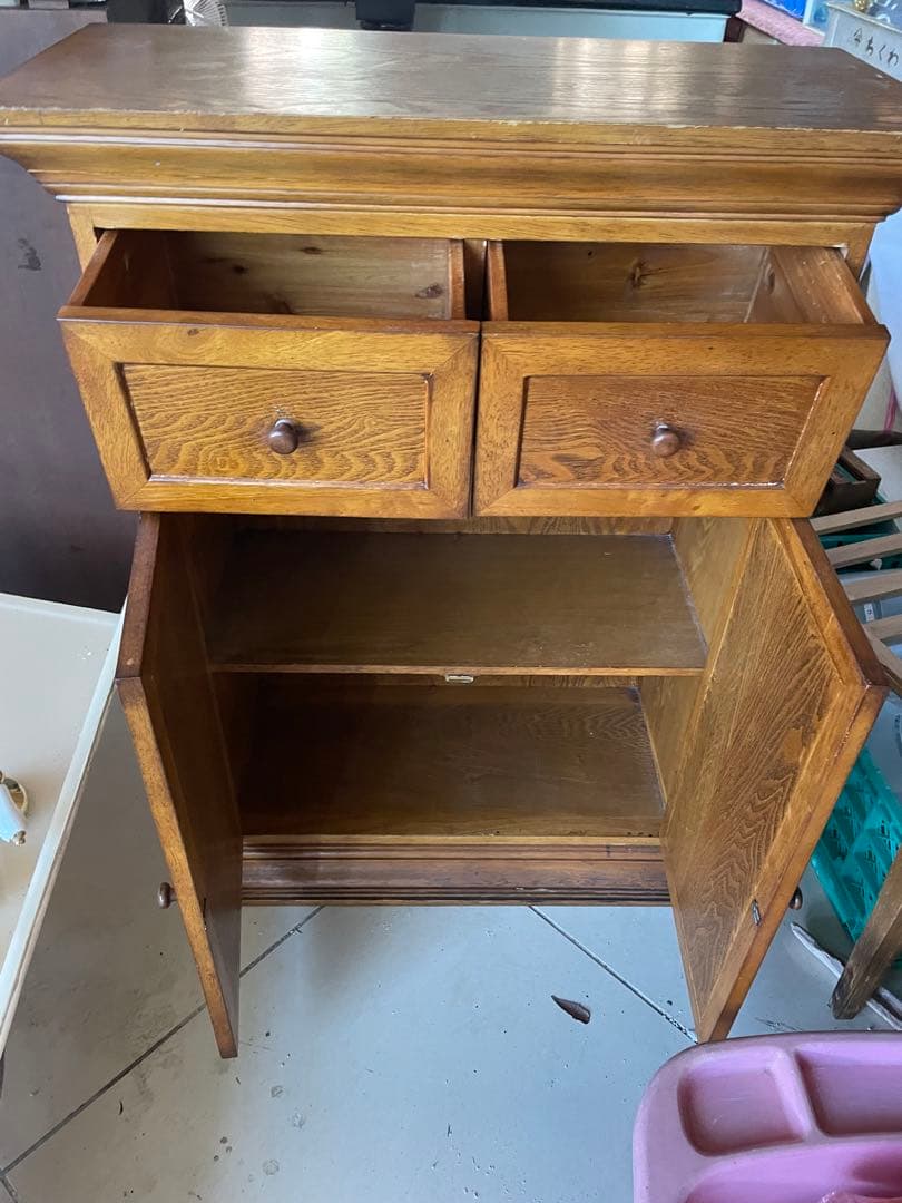 ビンテージ　木製　チェスト