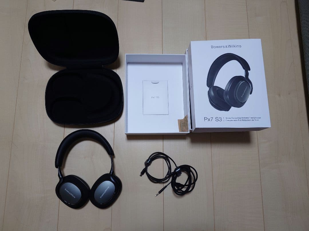 Bowers & Wilkins Px7 S3 ワイヤレスヘッドホン ブラック