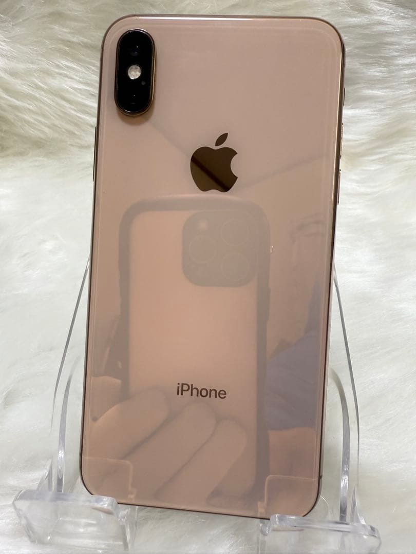 iPhone XS 256GB ゴールド 国内版SIMフリー バッテリー100％