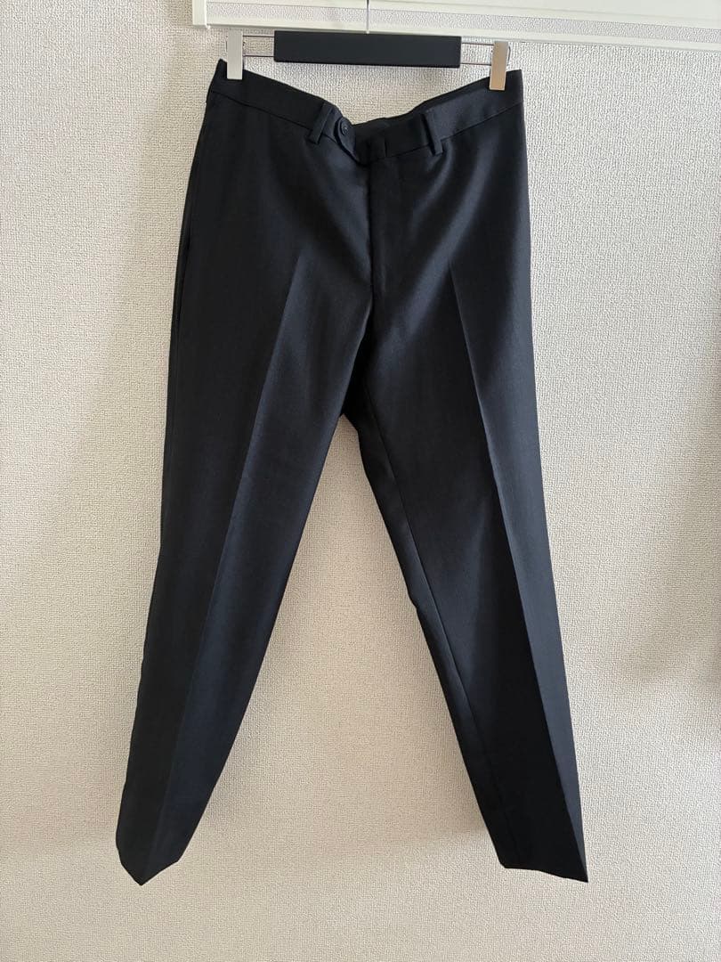 BEAMS F CANONICO ウールサージ ソリッド スーツ　46 8R