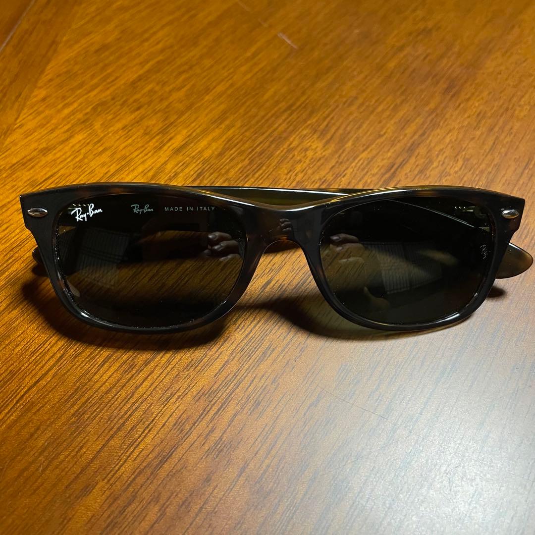 長渕剛着用　Ray Ban レイバン　NEW WAYFARER 鼈甲 サングラス