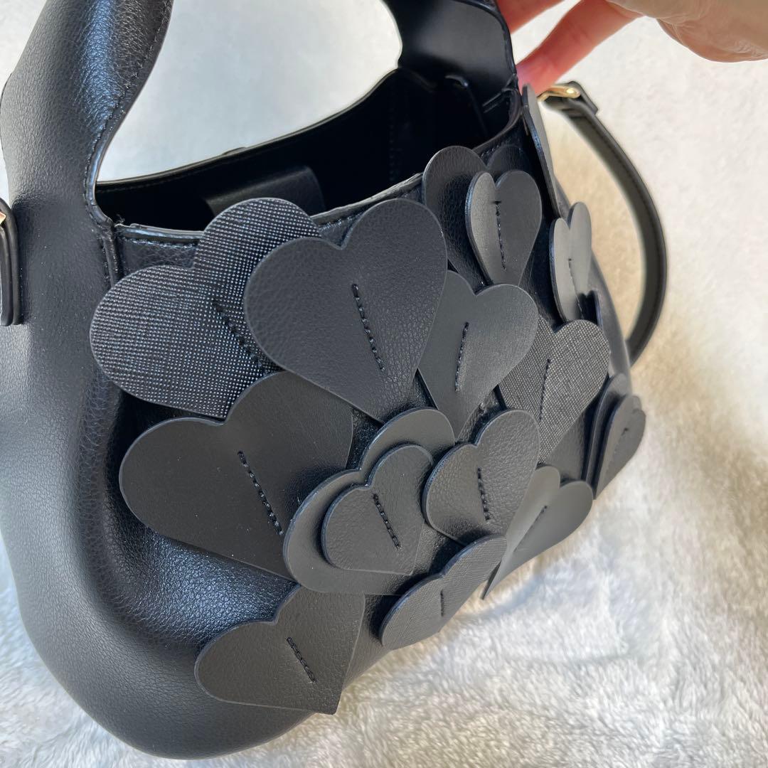 セルフォード Lots of hearts bag ハートバッグ　ブラック