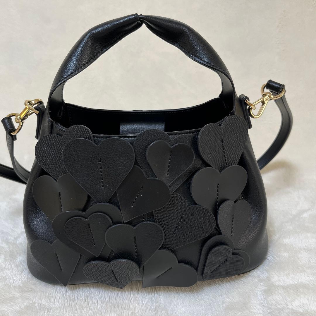 セルフォード Lots of hearts bag ハートバッグ　ブラック
