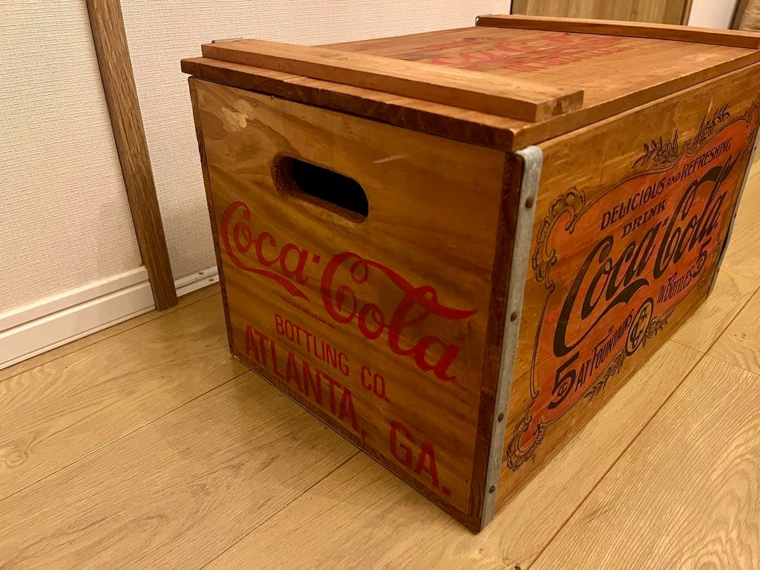 Coca-Cola コカ・コーラ ヴィンテージ 木製ボックス 木箱 アウトドア