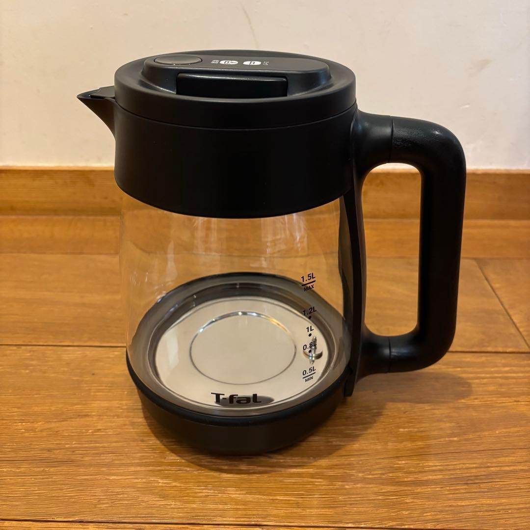 ティファール 電気ケトル 1.5L ガラス製