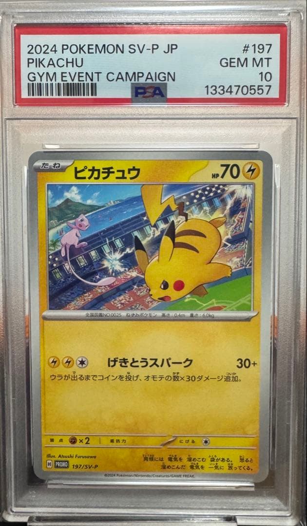 【PSA10 連番】 ピカチュウプロモ げきとうスパーク　2023 & 2024