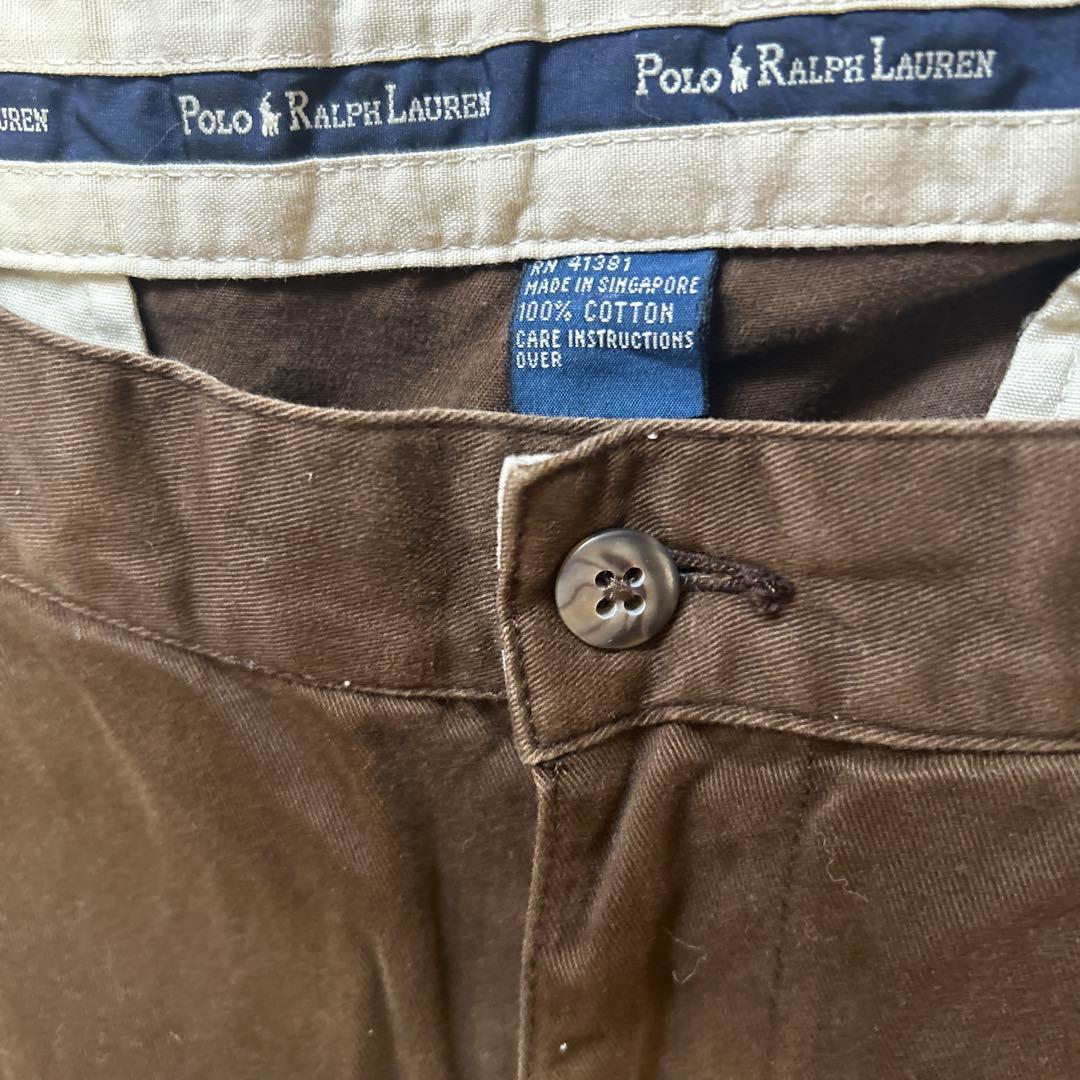 《レアカラー》90s Polo Ralph Lauren ブラウン チノパン
