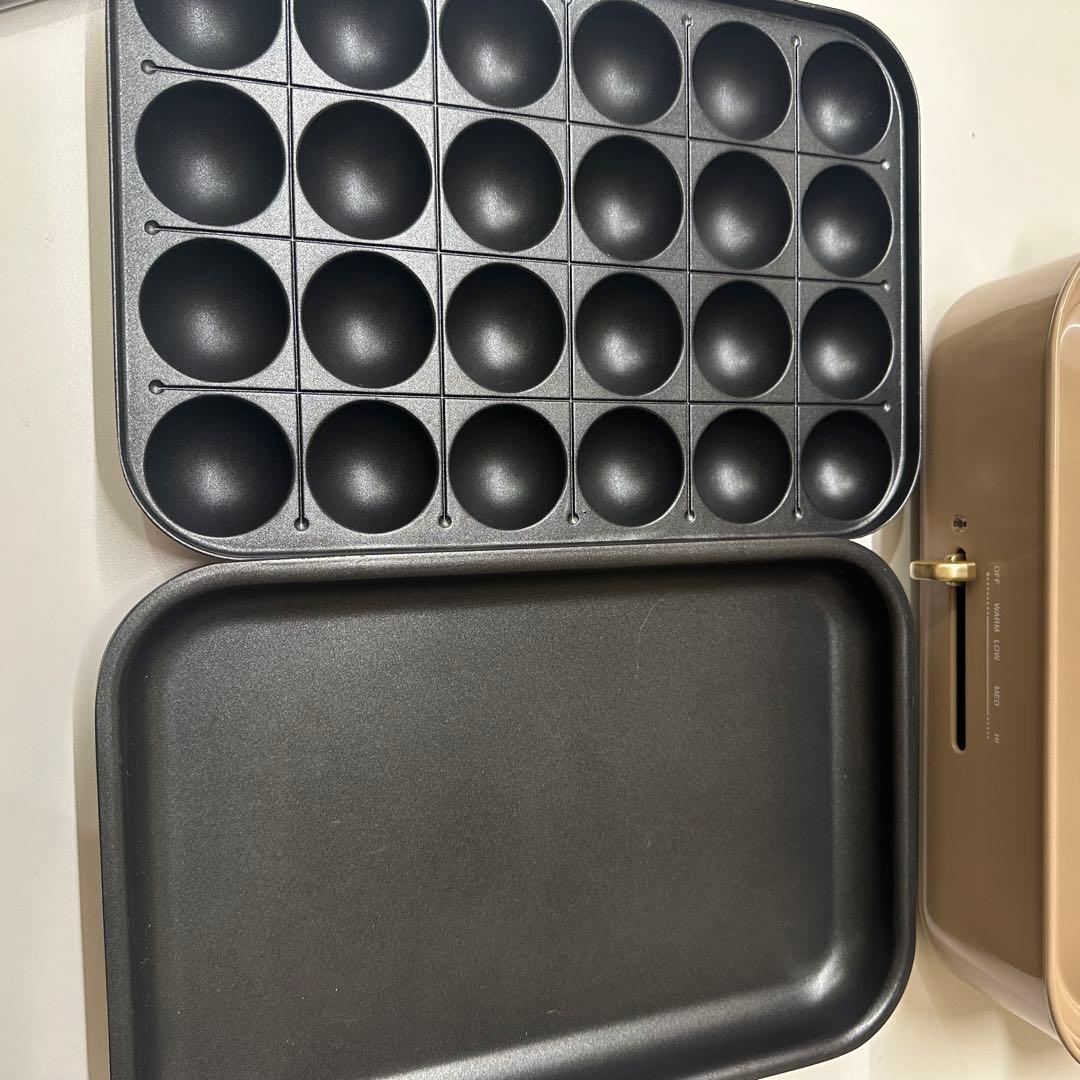 BRUNO コンパクトホットプレート たこ焼き器