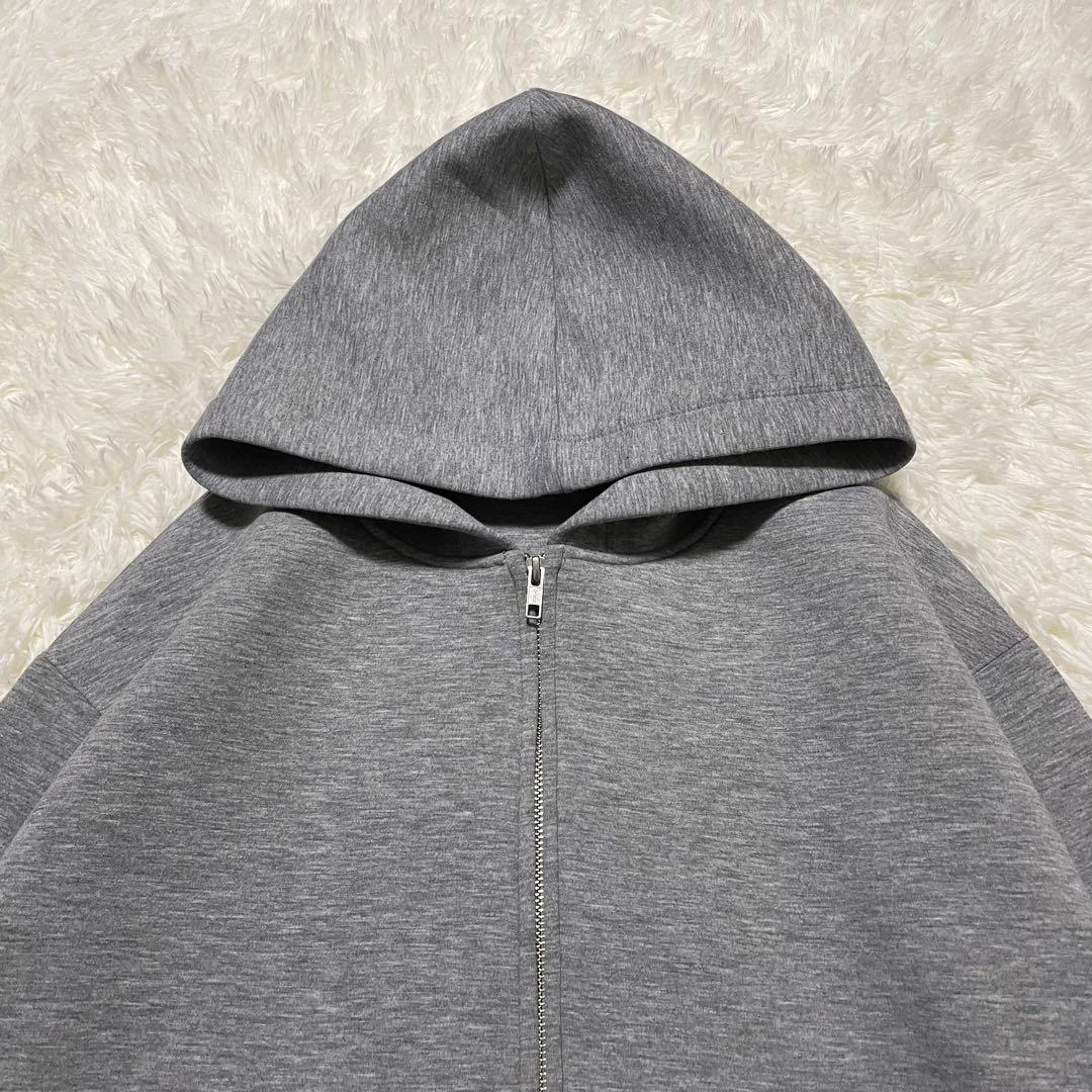 美品　スローブイエナ　ボリュームジップアップフーディ　ダンボールニット　2024