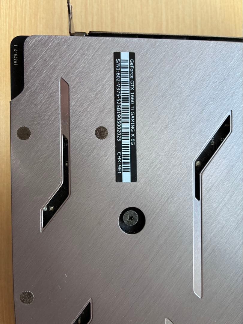 グラフィックボード・グラボ・ビデオカード MSI GeForce GTX 1660 Ti GAMING X6G