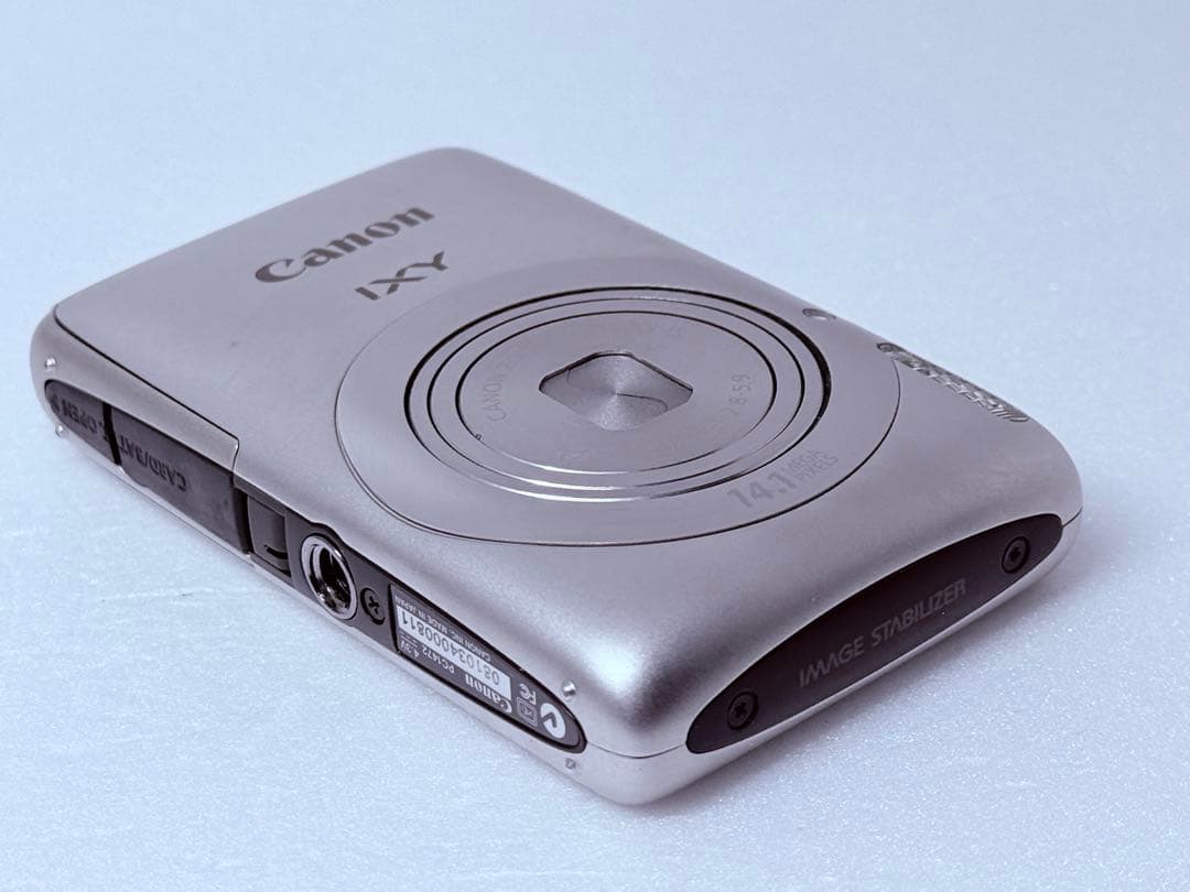 Canon IXY 400F シルバー 動作確認済 薄型 軽量 コンデジ レトロ