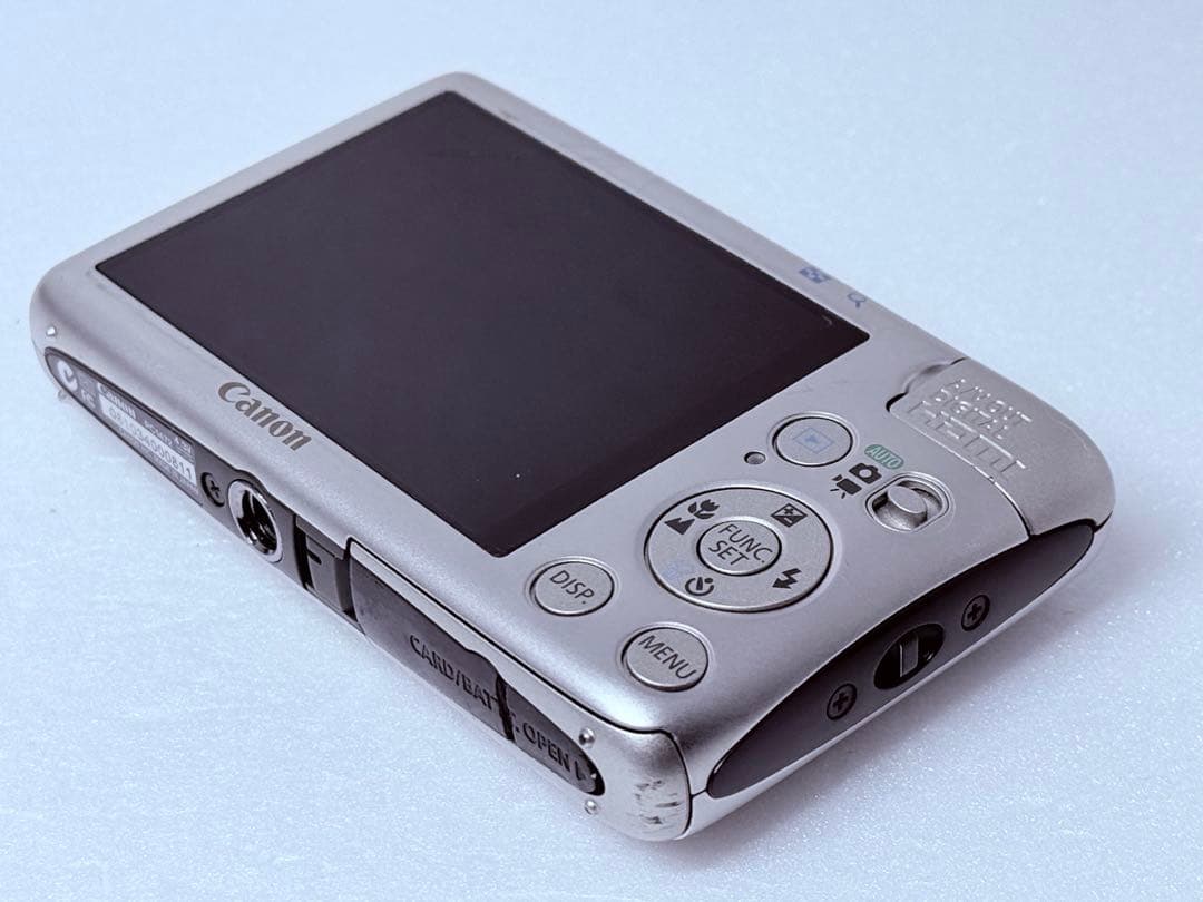 Canon IXY 400F シルバー 動作確認済 薄型 軽量 コンデジ レトロ