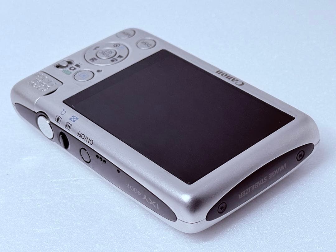 Canon IXY 400F シルバー 動作確認済 薄型 軽量 コンデジ レトロ