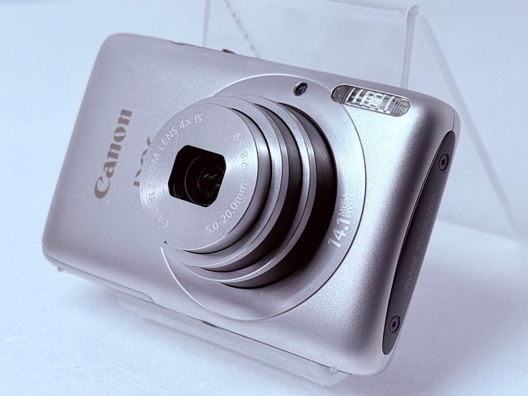 Canon IXY 400F シルバー 動作確認済 薄型 軽量 コンデジ レトロ