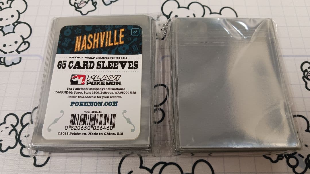 WCS ナッシュビル 2種セット デッキシールド ポケモンカード スリーブ