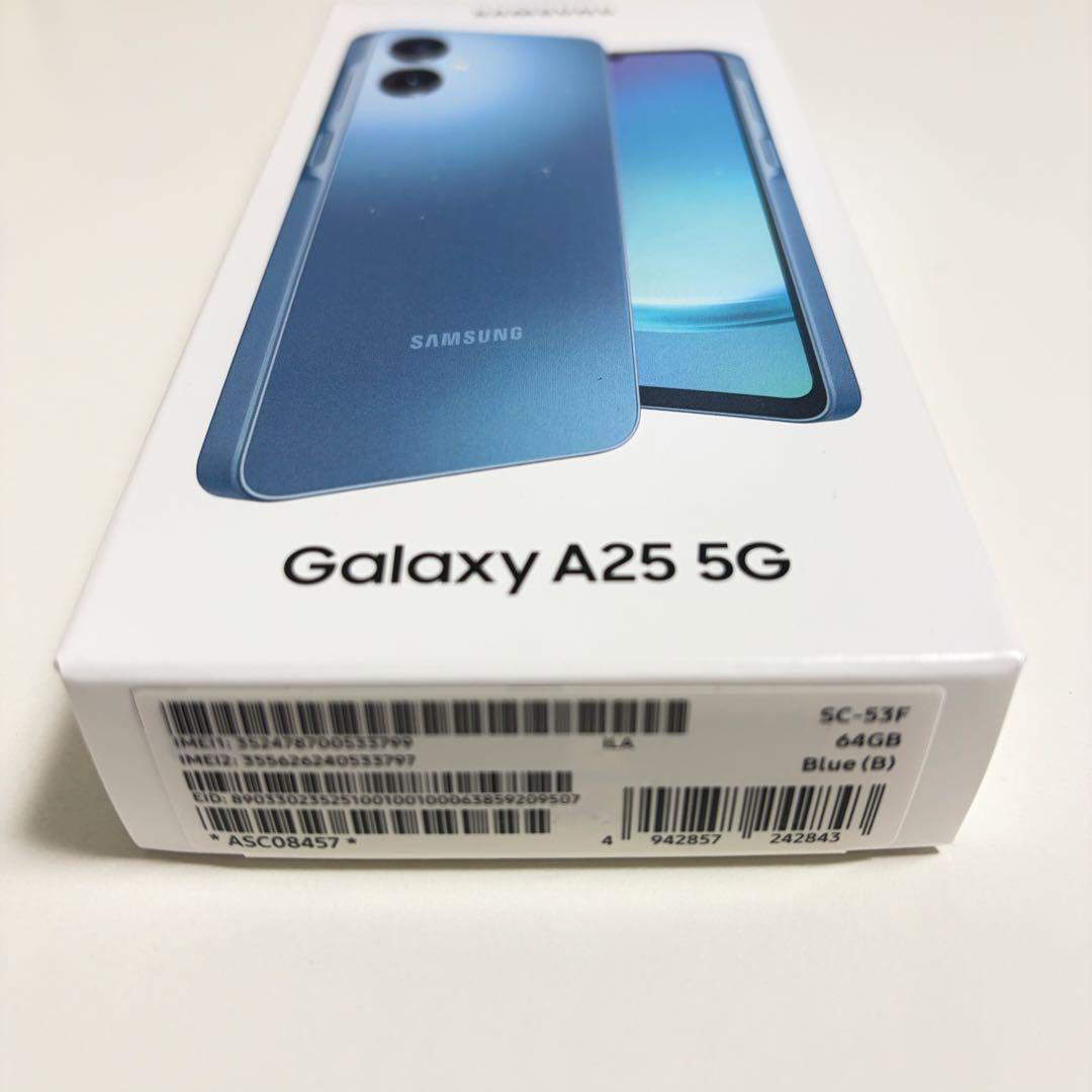 【未使用】Samsung Galaxy A25 5G 青