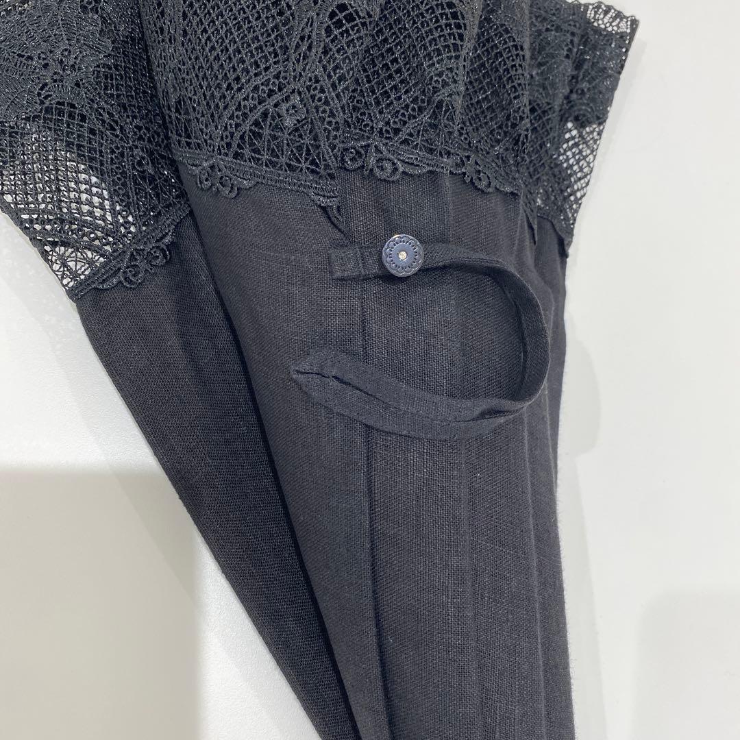 リネンレース日傘　　　未使用