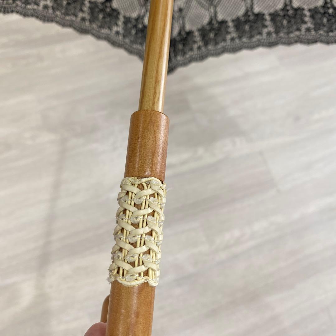 リネンレース日傘　　　未使用