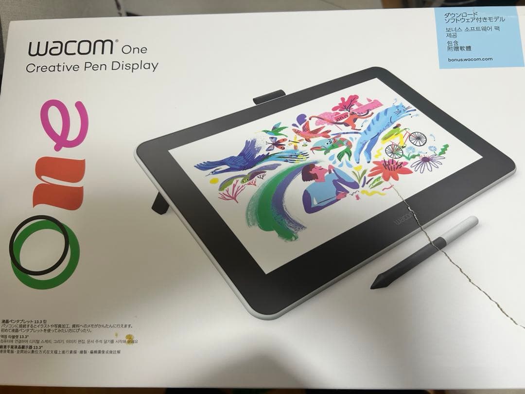 Wacom One クリエイティブペンディスプレイ 本体