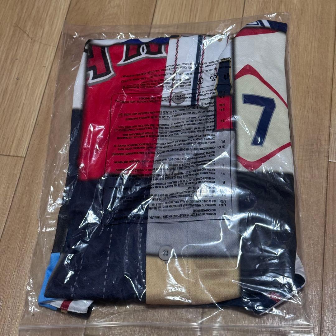 ふ*読様 非売品 大谷翔平 サインプリント歴代ミックスユニフォーム　ドジャース