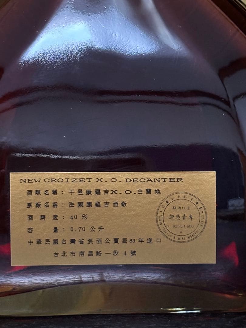 CROIZET XO コニャック 箱入り