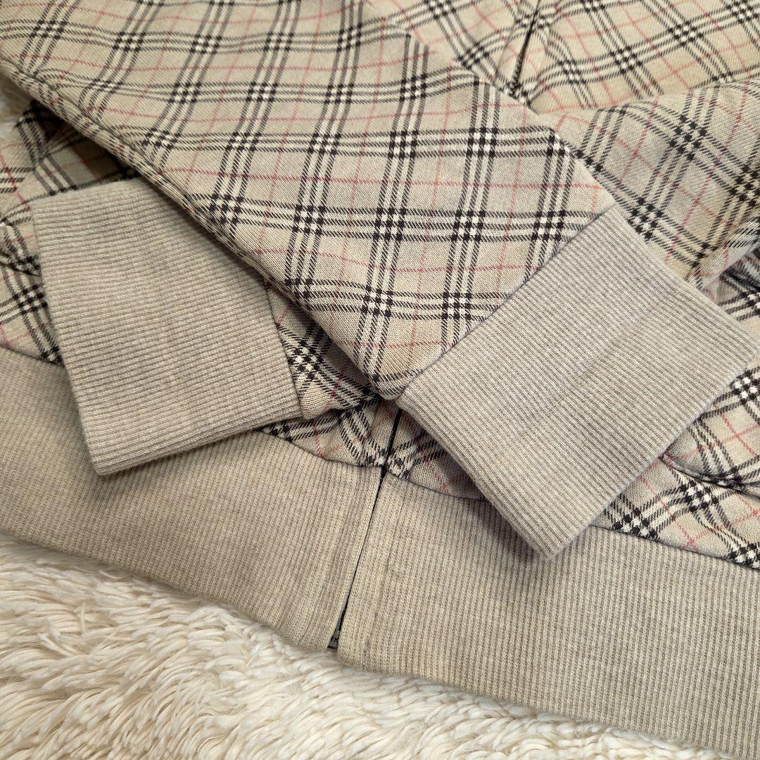 [良品]BURBERRY ブルーレーベル　ジップアップジャケット　ノバチェック