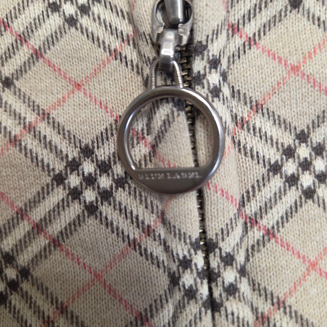 [良品]BURBERRY ブルーレーベル　ジップアップジャケット　ノバチェック
