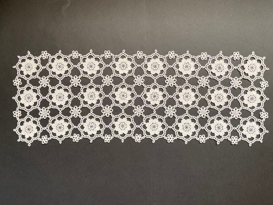 【mint】タティングレース ドイリー レース編み ハンドメイド