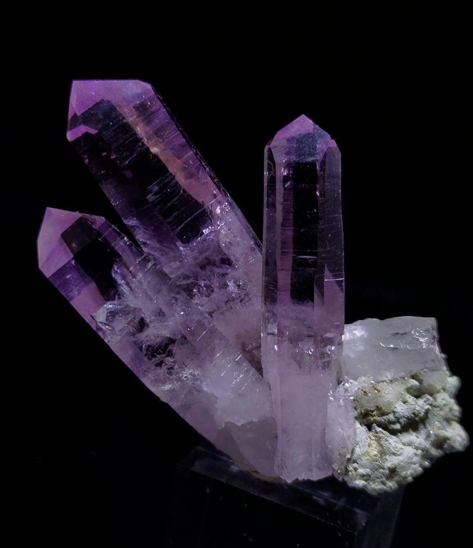 ベラクルスアメジスト 鉱石 鉱物 ミネラル 標本 原石 母岩付き ⑦