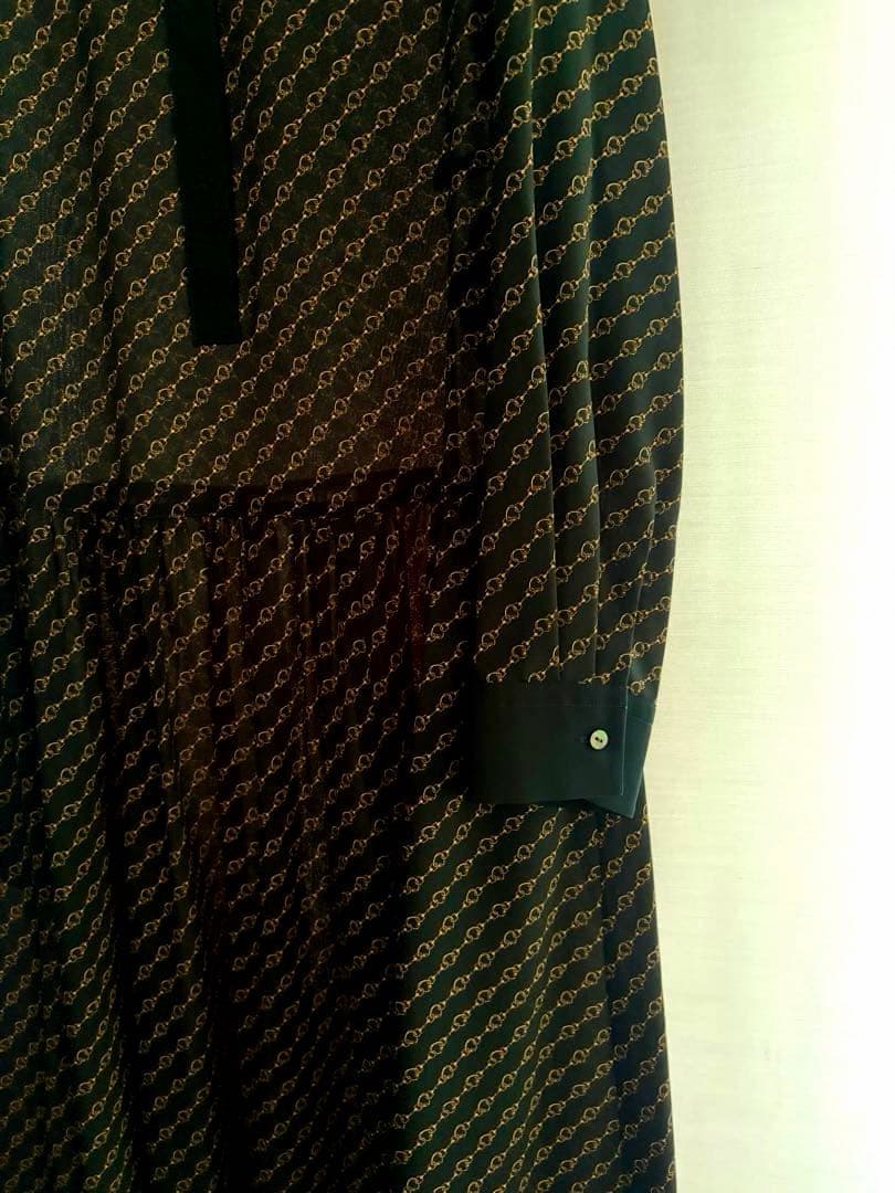 【23区】Ratti チェーンモチーフ ワンピース　サイズ38