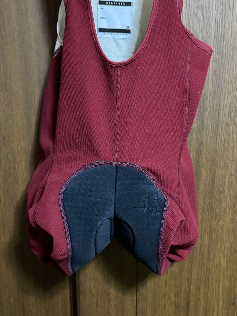 RAPHA 冬用ビブショーツ バーガンディ