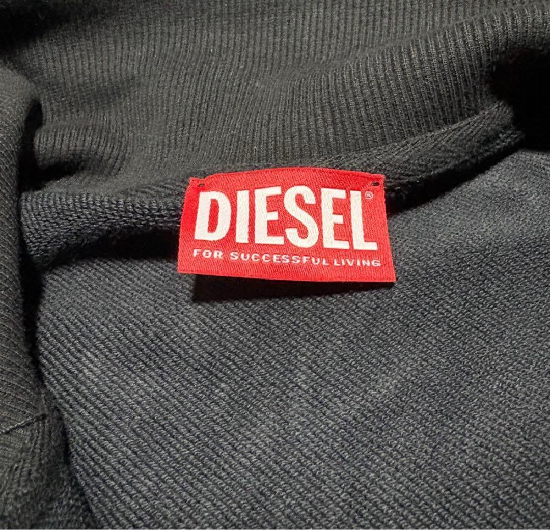 n*e様 DIESEL ジップアップコットンスウェット S-GINNI-ZIP-